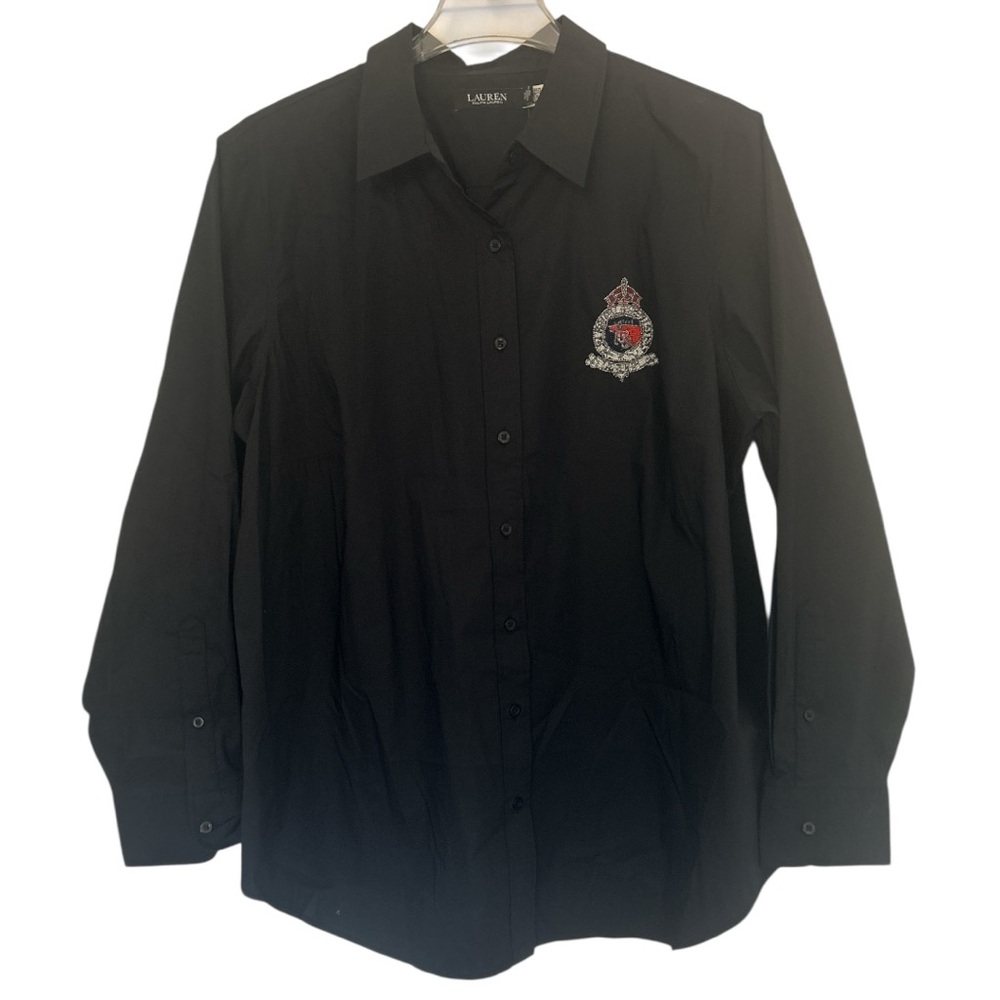Ralph Lauren Shirt w/ Beaded Crest